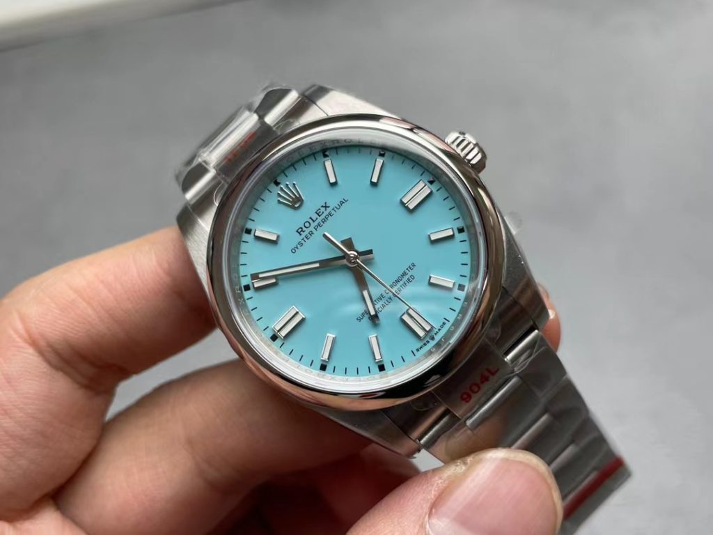 The Allure of the Replica Rolex Oyster Perpetual 36MM Tiffany Blue Dial